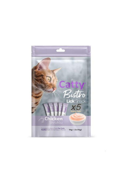 Catty Bistro Tavuklu Kısır Kedi Krema Ödülü 5 X 14 GR  | SRC: Barcode: 8680542872468