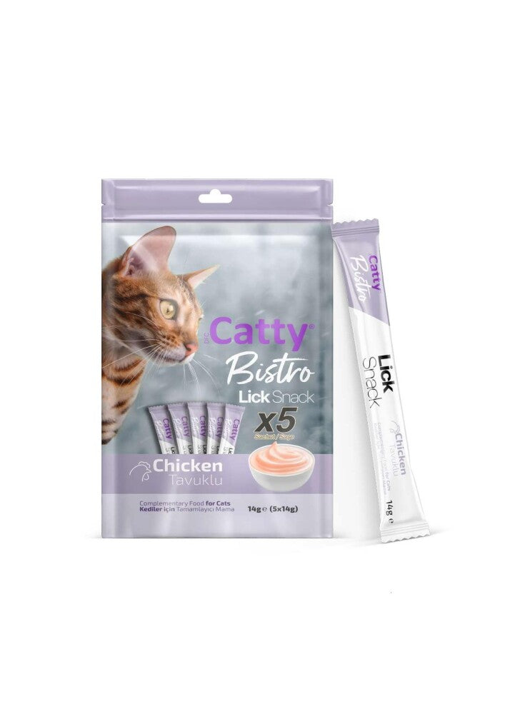 Catty Bistro Tavuklu Kısır Kedi Krema Ödülü 5 X 14 GR  | SRC: Barcode: 8680542872468