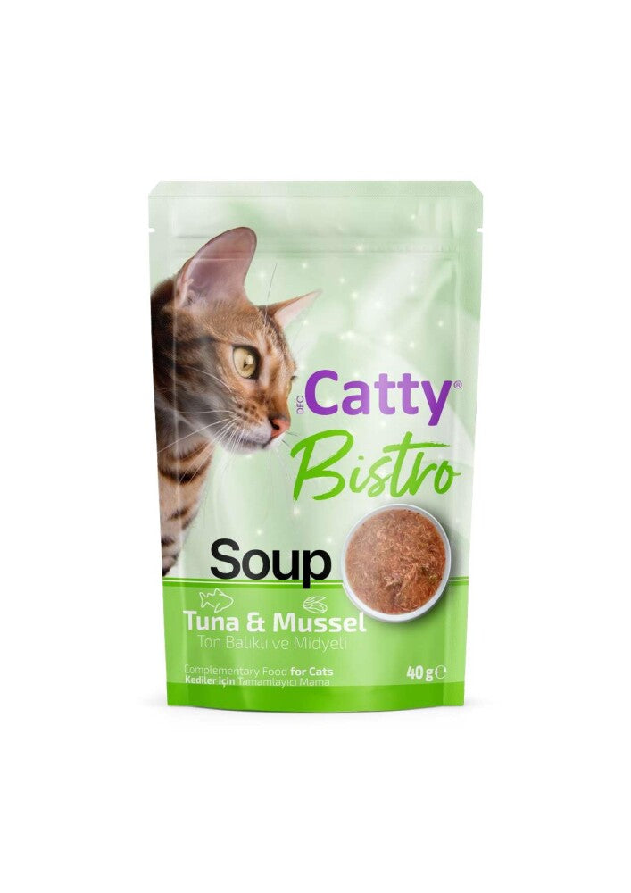 Catty Bistro Ton Balıklı Ve Midyeli Kedi Çorbası 40 GR  | SRC: Barcode: 8680542872604