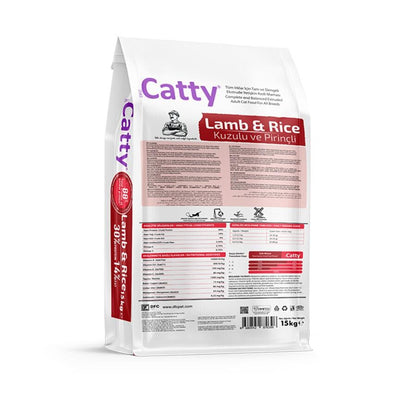 Catty Kuzulu Ve Pirinçli Yetişkin Kedi Maması 15 KG  | SRC: Barcode: 8680542870396