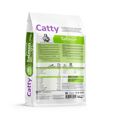 Catty Somonlu Kısırlaştırılmış Yetişkin Kedi Maması 15 KG  | SRC: Barcode: 8680542870532