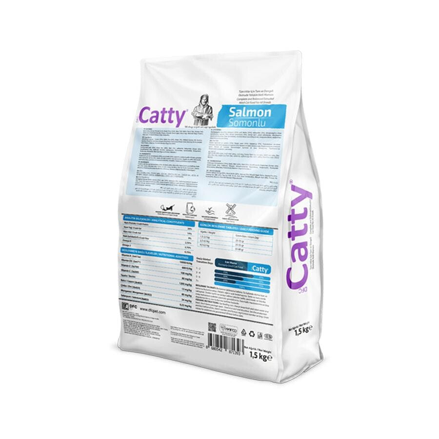 Catty Somonlu Yetişkin Kedi Maması 1.5 KG  | SRC: Barcode: 8680542871621