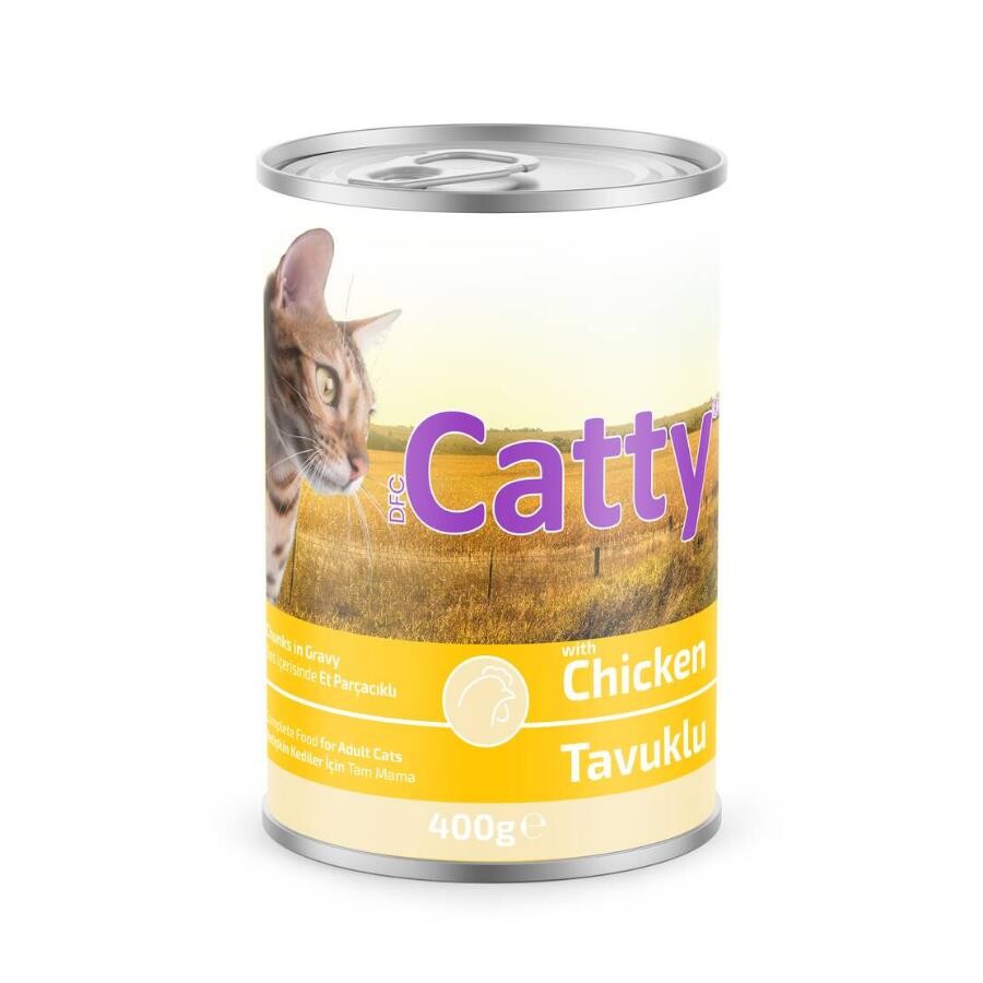 Catty Sos İçinde Tavuk Etli Kedi Konservesi 400 GR  | SRC: Barcode: 8680542871553