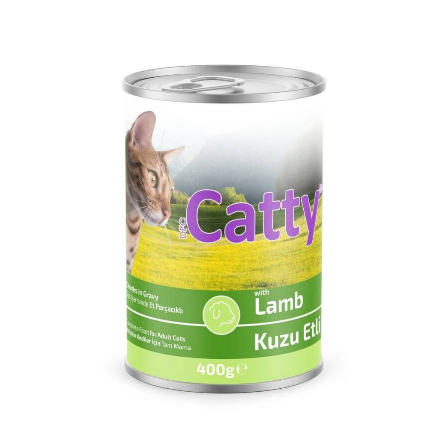 Catty Soslu Kuzu Etli Kedi Konservesi 400 GR  | SRC: Barcode: 8680542871560