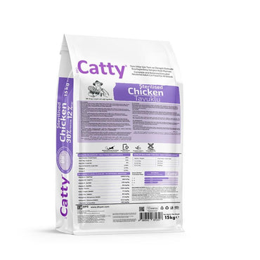 Catty Tavuklu Kısırlaştırılmış Yetişkin Kedi Maması 15 KG  | SRC: Barcode: 8680542871317