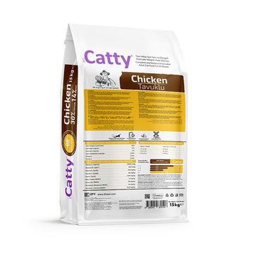 Catty Tavuklu Yetişkin Kedi Maması 15 KG  | SRC: Barcode: 8680542870518
