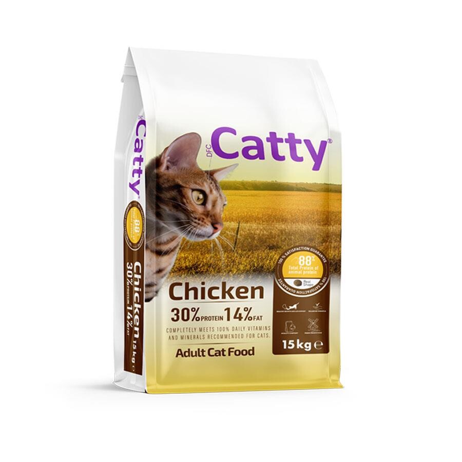 Catty Tavuklu Yetişkin Kedi Maması 15 KG  | SRC: Barcode: 8680542870518