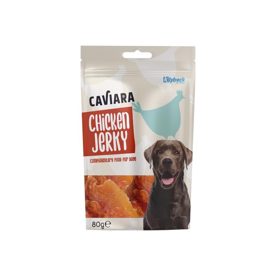 Caviara Kurutulmuş Tavuk Köpek Ödül Maması 80 GR  | SRC: Barcode: 7640297840762