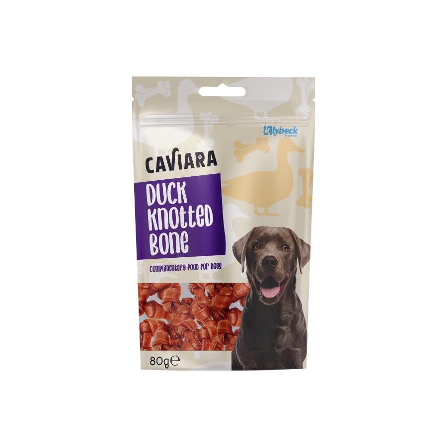 Caviara Ördek Etli Düğümlü Köpek Çiğneme Kemiği 80 GR  | SRC: Barcode: 7640297840816