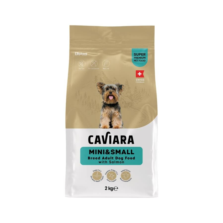 Caviara Somonlu Mini Ve Küçük Irk Yetişkin Köpek Maması 2 KG  | SRC: Barcode: 7640297841141
