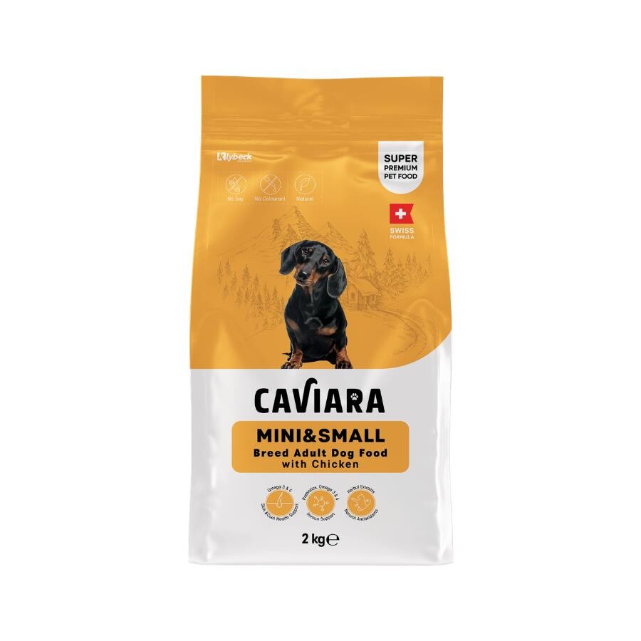 Caviara Tavuklu Mini Ve Küçük Irk Yetişkin Köpek Maması 2 KG  | SRC: Barcode: 7640297841134