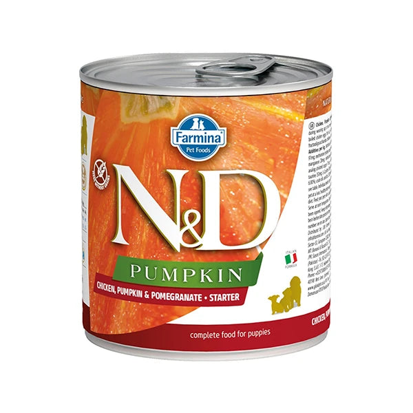 N&D Pumpkin Tavuklu ve Narlı Yavru Konserve Yaş Köpek Maması