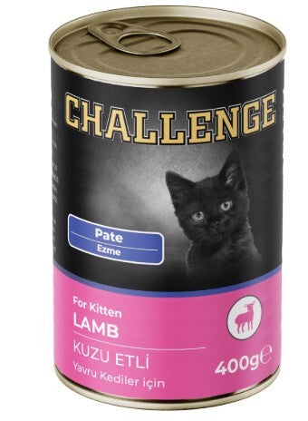 Challenge Pate Kuzu Etli Yavru Kedi Konservesi 400 GR TEKLI  | SRC: Barcode: 8690286595769