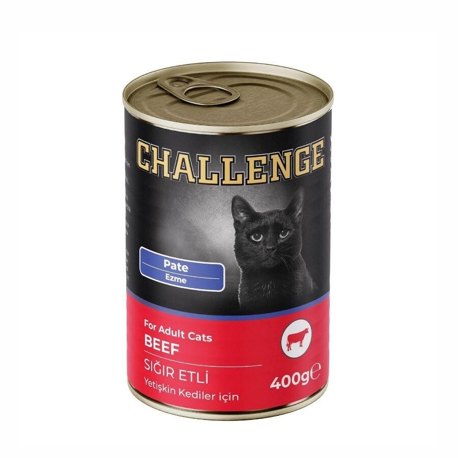 Challenge Pate Sığır Etli Yetişkin Kedi Konservesi 400 GR TEKLI  | SRC: Barcode: 8690286595752