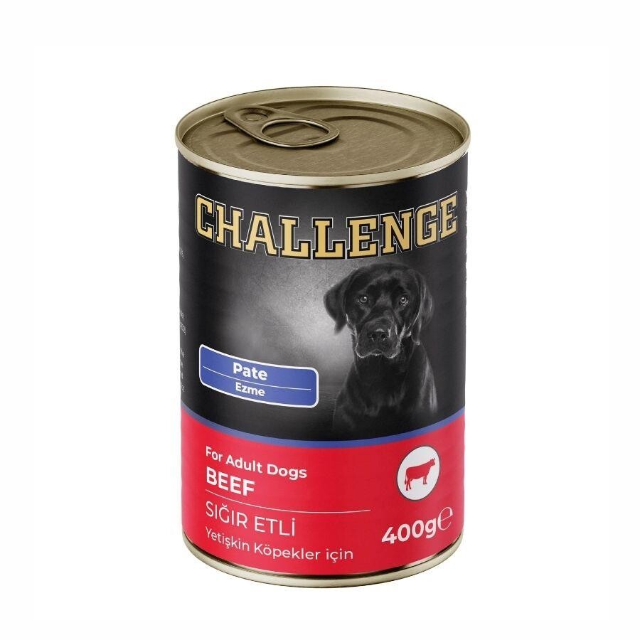 Challenge Pate Sığır Etli Yetişkin Köpek Konservesi 400 GR  | SRC: Barcode: 8690286595844