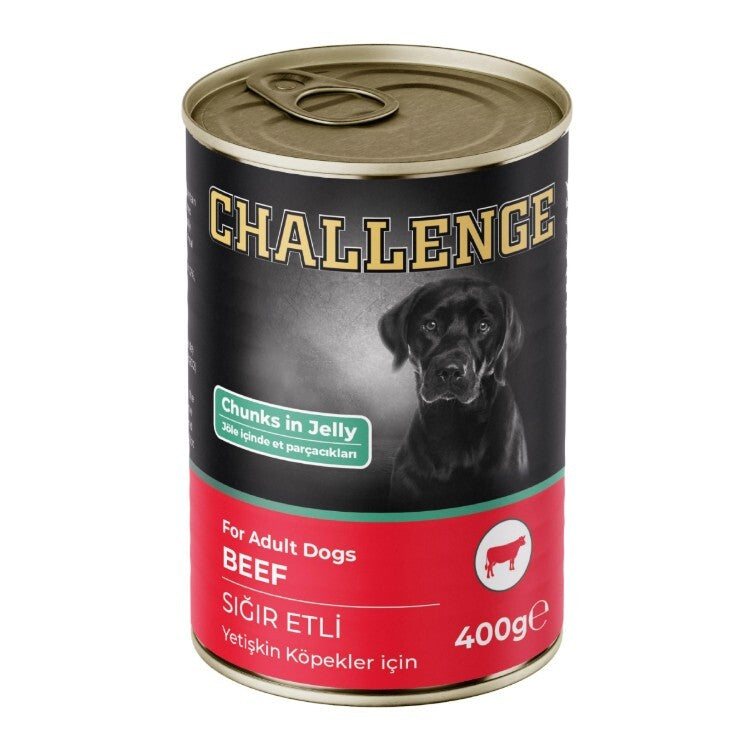 Challenge Sığır Etli Yetişkin Köpek Konservesi 400 GR TEKLI  | SRC: Barcode: 8690286595462