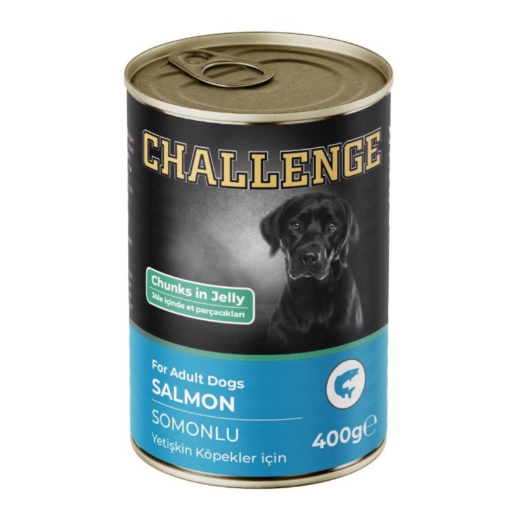 Challenge Somonlu Yetişkin Köpek Konservesi 400 GR  | SRC: Barcode: 8690286595455