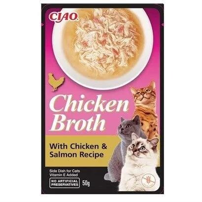 Ciao Chicken Churu Broth Somonlu Ve Tavuk Sulu Kedi Ödül Maması 50 GR  | SRC: Barcode: 854871008739