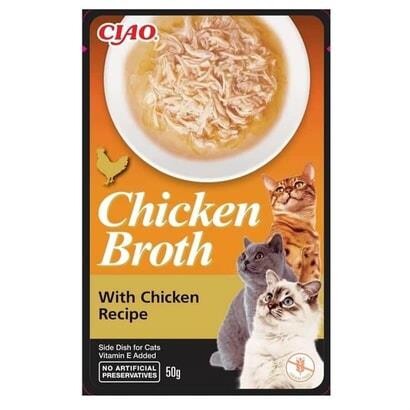 Ciao Chicken Churu Broth Tavuklu Ve Tavuk Sulu Kedi Ödül Maması 50 GR  | SRC: Barcode: 854871008708