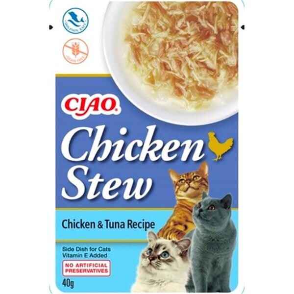 Ciao Chicken Churu Stew Tavuk Güveç Ve Ton Balıklı Kedi Ödül Maması 50 GR  | SRC: Barcode: 850006715367