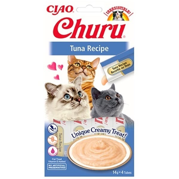 Ciao Churu Cream Ton Balıklı Kedi Ödül Kreması 4 X 14 GR  | SRC: Barcode: 8859387700674