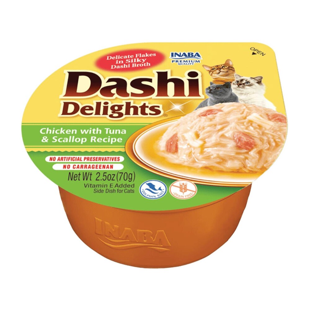 Ciao Dashi Delights Tavuk Ton Balığı Ve Deniz Tarağı Kedi Çorbası 70 GR  | SRC: Barcode: 4262365730619