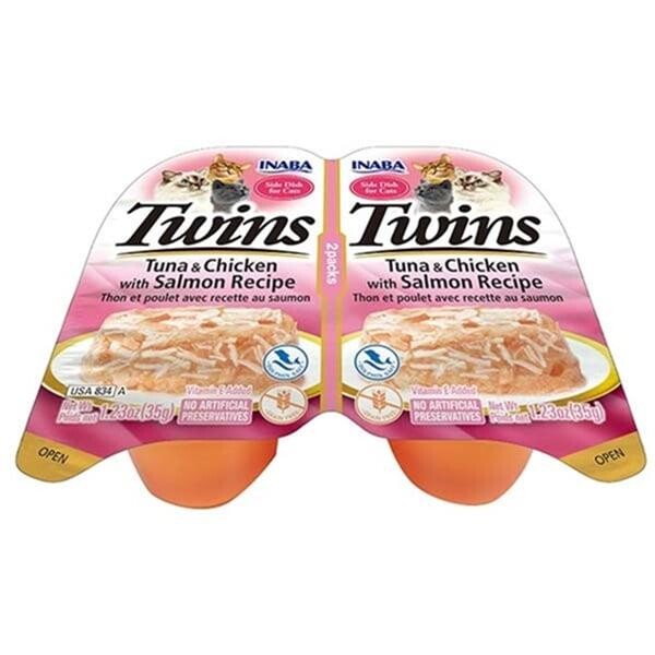 Ciao Twins Churu Balıklı Somonlu Ve Tavuklu Kedi Ödül Jölesi 2 X 35 GR  | SRC: Barcode: 8548710087772