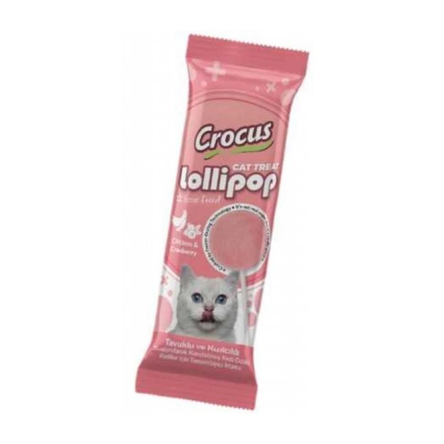 Crocus Tavuklu Ve Kızılcıklı Lolipop Kedi Ödül Maması 1.4 GR 1 ADET  | SRC: Barcode: 8681085433376