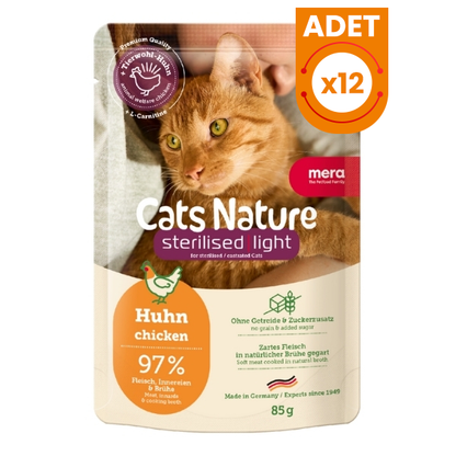 Mera Cats Nature Sterilised Tavuklu Pouch Kısırlaştırılmış Konserve Kedi Maması