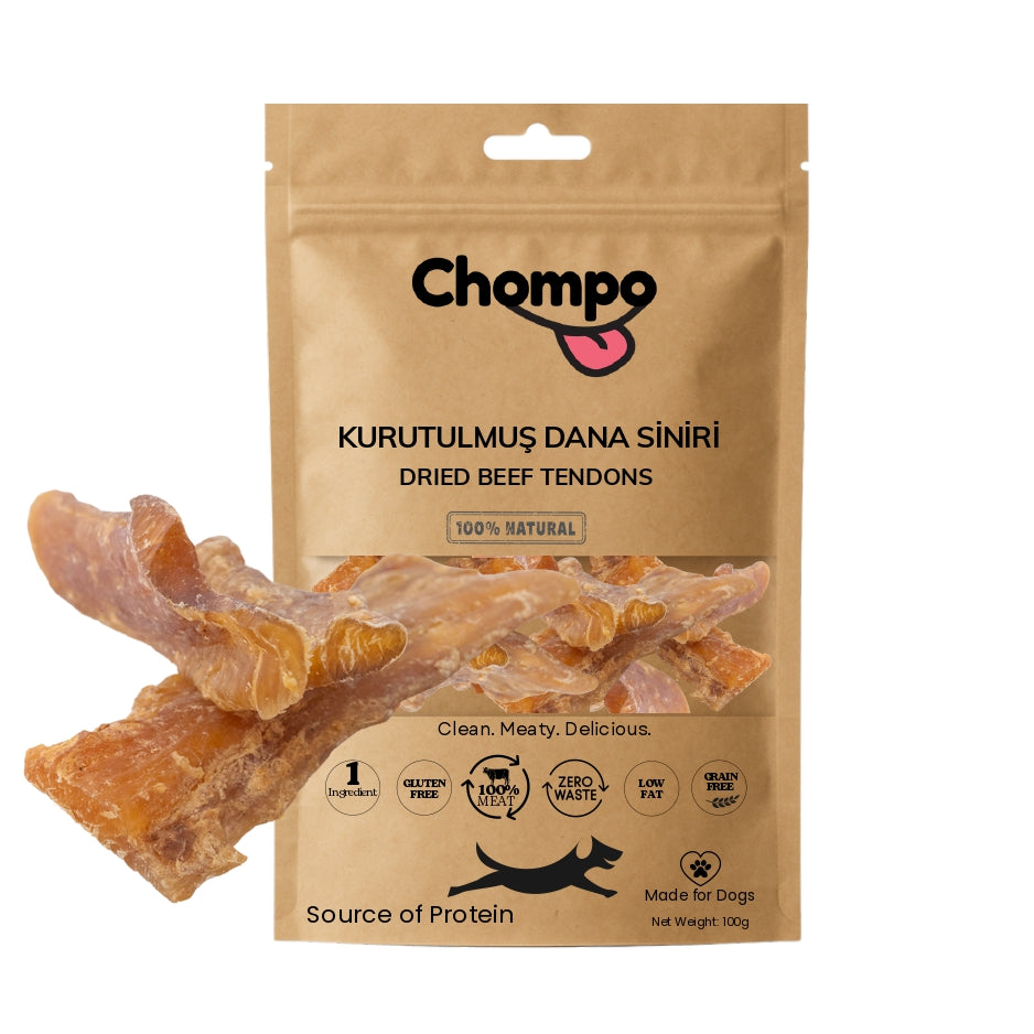 Chompo Kurutulmuş Dana Ense Siniri Köpek Ödül Maması