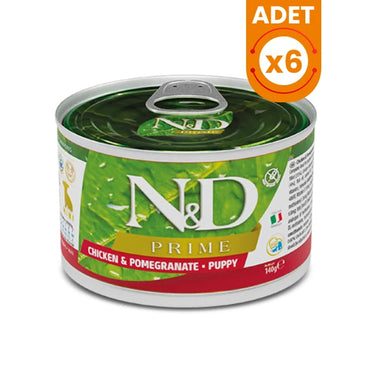 N&D Prime Tavuklu ve Narlı Yavru Mini Irk Konserve Yaş Köpek Maması