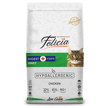 Felicia Hypoallergenic Tavuklu Düşük Tahıllı Yetişkin Kedi Maması