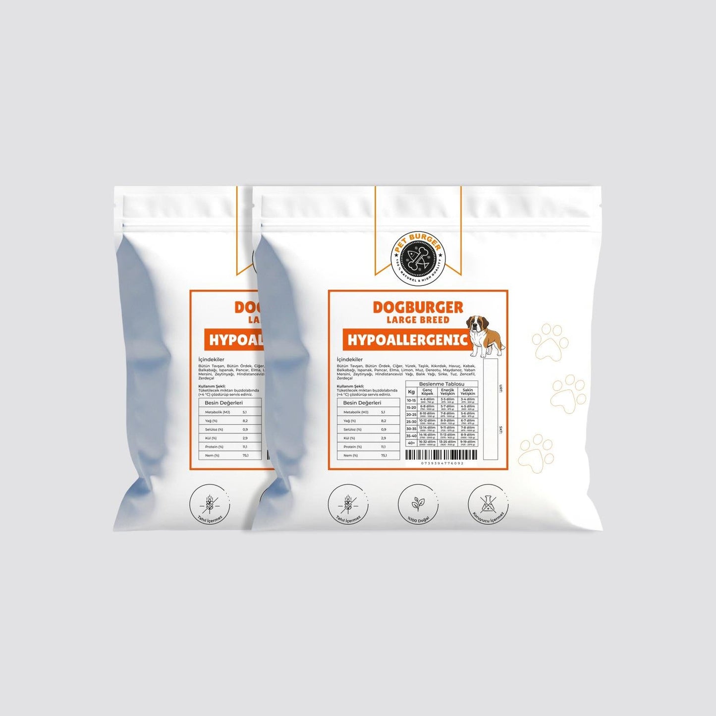 Dogburger Hypoallergenic Large Breed