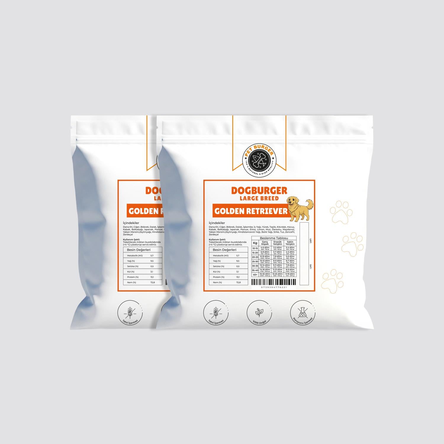 Dogburger Large Breed Golden Retriever