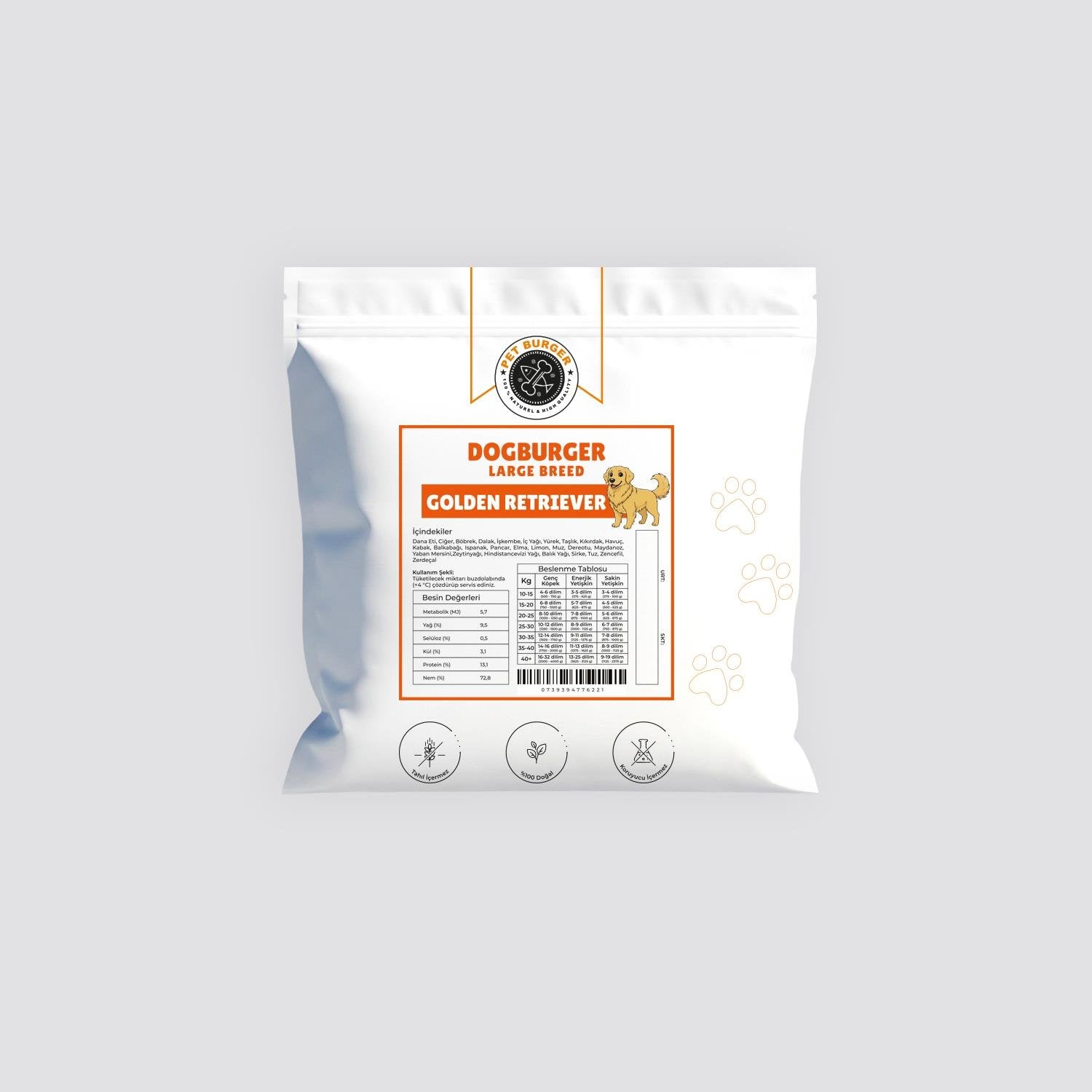 Dogburger Large Breed Golden Retriever