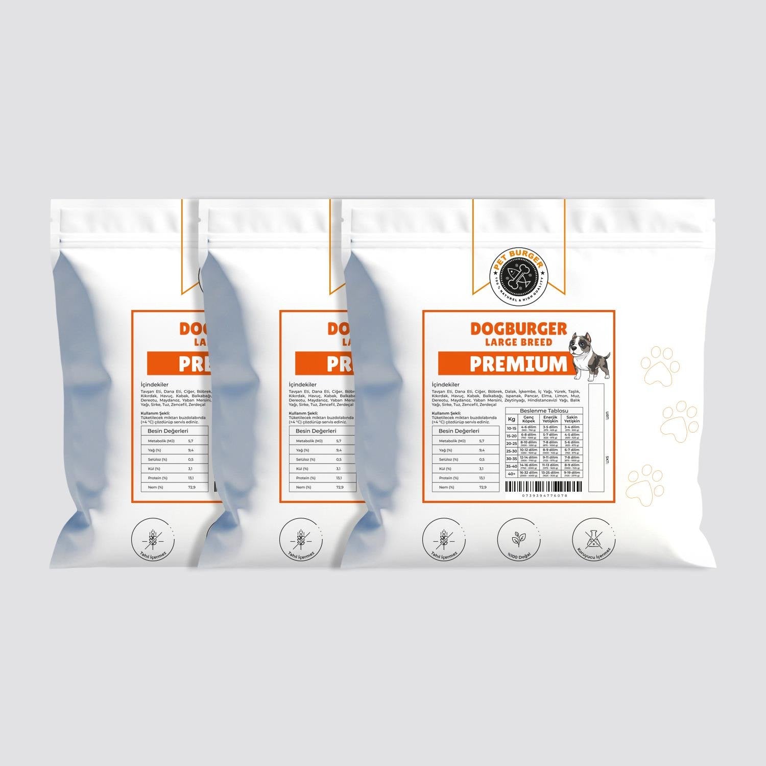 Dogburger Premium Large Breed