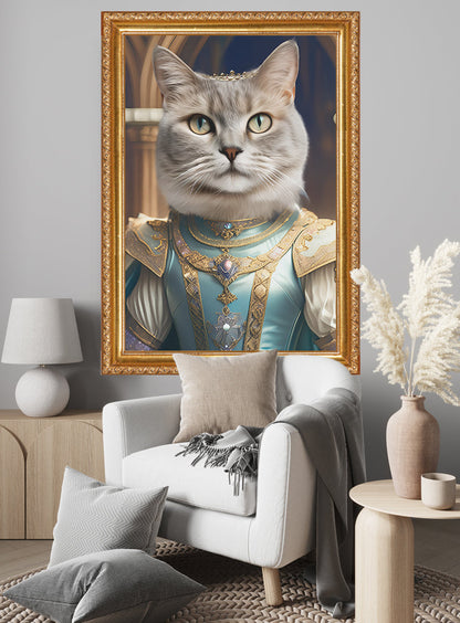 Domestic Queen 70x100 Çerçeveli  | SRC: Barcode: domestic-queen10