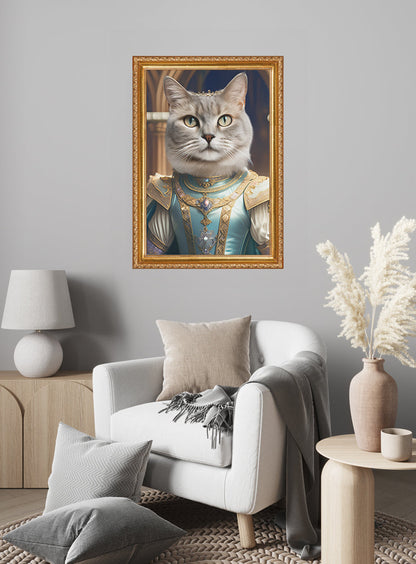 Domestic Queen 40x60 Çerçeveli  | SRC: Barcode: domestic-queen6