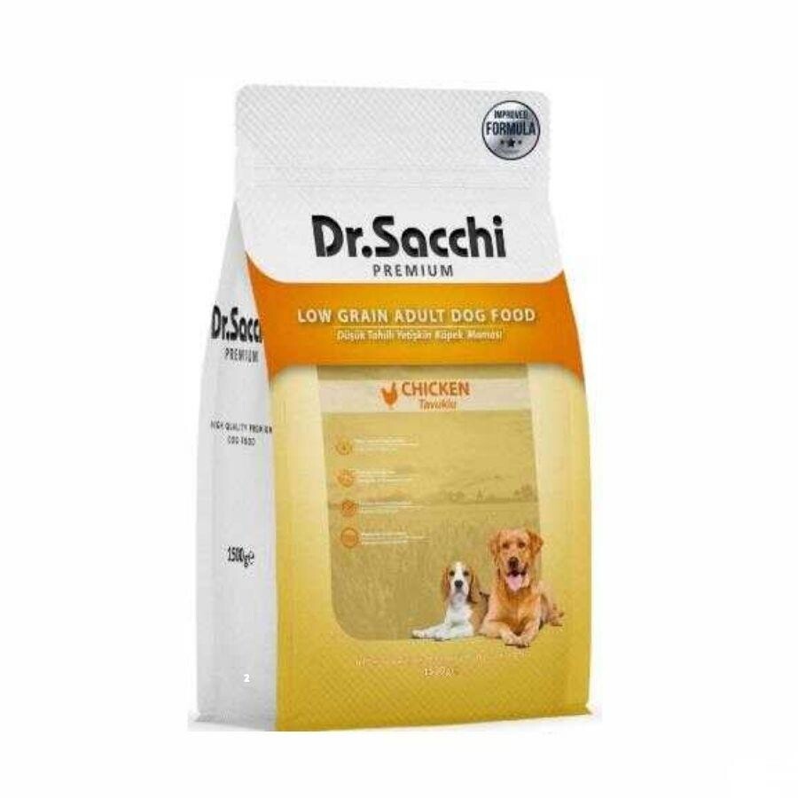 Dr. Sacchi Premium Düşük Tahıllı Tavuklu Yetişkin Köpek Maması 1.5 KG  | SRC: Barcode: 8690286595080