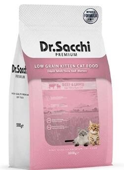 Dr. Sacchi Premium Düşük Tahıllı Yavru Kedi Maması 1 KG  | SRC: Barcode: 8690286595004