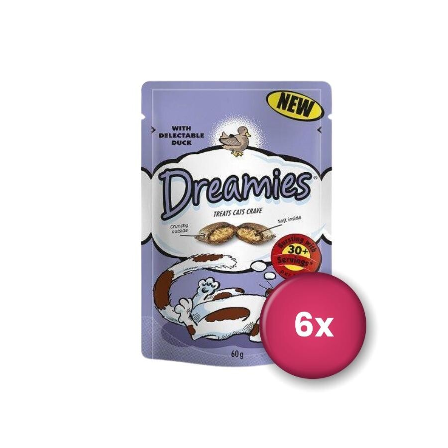 Dreamies İçi Dolgulu Ördekli Kıtır Kedi Ödülü 60 GR 6 ADET  | SRC: Barcode: 5998749130513