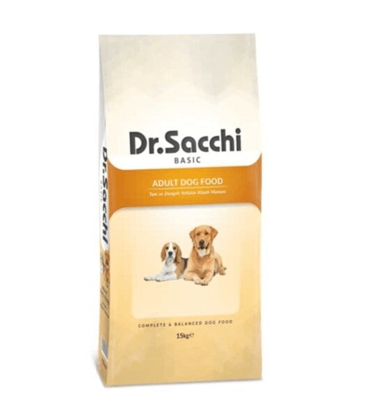 Dr.sacchi Basic Chicken Tavuklu Yetişkin Köpek Maması 15 KG  | SRC: Barcode: 8690286589973