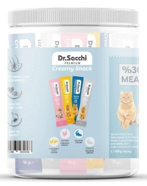 Dr.sacchi Creamy Sıvı Karışık Kedi Ödülü 30 ADET  | SRC: Barcode: 8690286595998