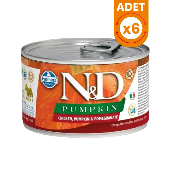 N&D Pumpkin Tavuklu ve Narlı Mini Irk Konserve Yaş Köpek Maması