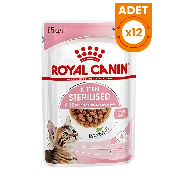 Royal Canin Kitten Sterilised Pouch Kısırlaştırılmış Yavru Konserve Kedi Maması