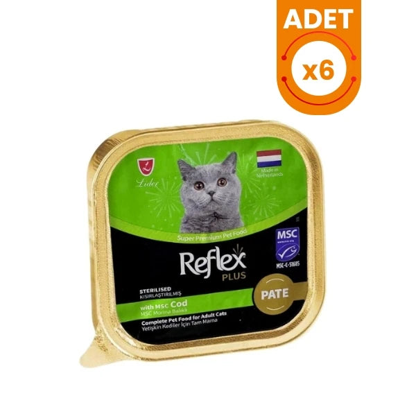 Reflex Plus Pate Morina Balıklı Kısır Konserve Kedi Maması