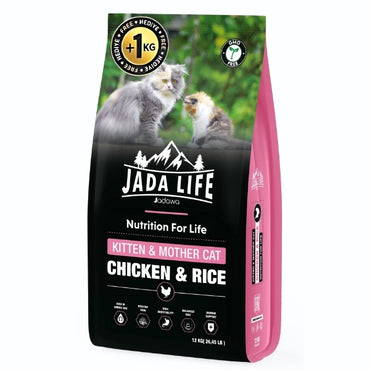 Jadawa Jada Life Premium Kitten & Mother Tavuklu Yavru ve Anne Kedi Maması