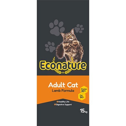 Econature Kuzu Etli Yetişkin Kedi Maması 15 KG  | SRC: Barcode: 8681612751225