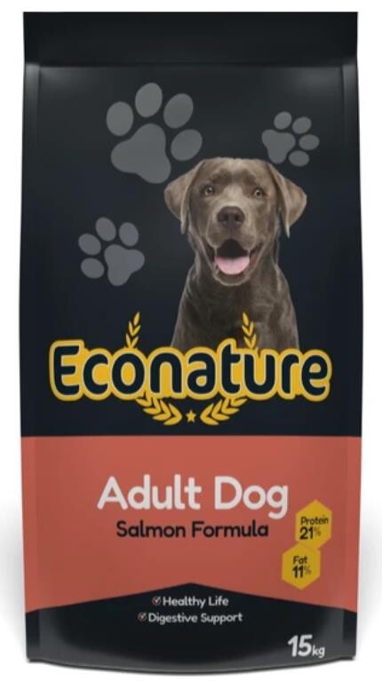 Econature Plus Somonlu Yetişkin Köpek Maması 15 KG  | SRC: Barcode: 8681612751461