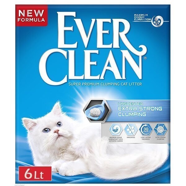 Ever Clean Extra Strong Kokusuz İnce Taneli Topaklaşan Kedi Kumu 6 LT  | SRC: Barcode: 5060255492154